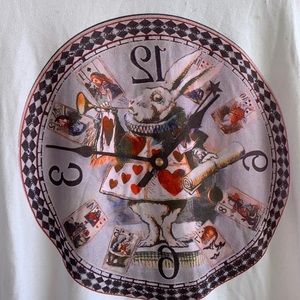 Alice in Wonderland white rabbit tshirt super soft